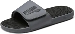 PUMA Men's COOL CAT 2.0 ALTERNATIVE CLOSURE FS Slide Sandals, Cool Dark Gray-PUMA Black, 10