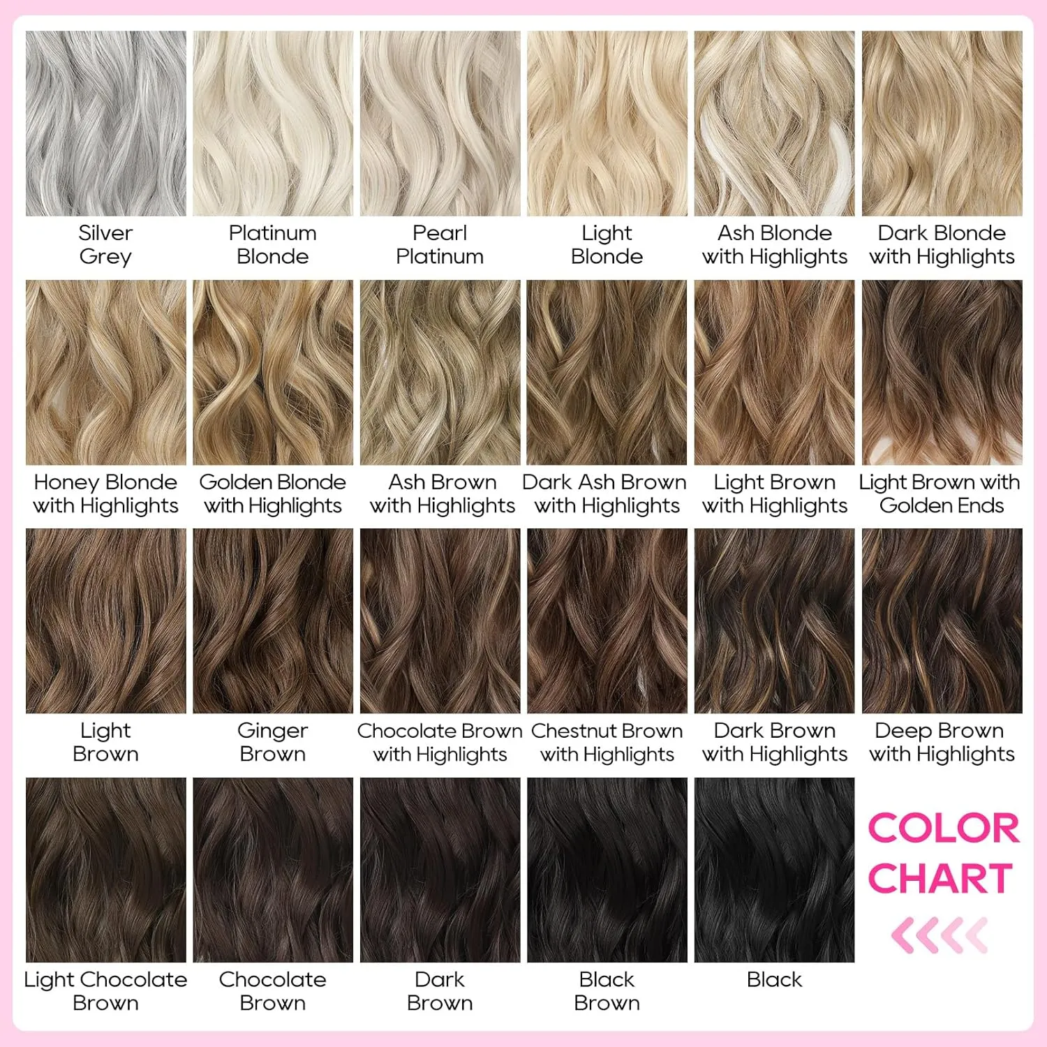 REECHO Hair Extensions, 4PCS Clip in Hair Extensions 14" Short Beach Wavy Invisible Lace Weft Natural Soft Hairpieces for Women – Chestnut Brown with Highlights