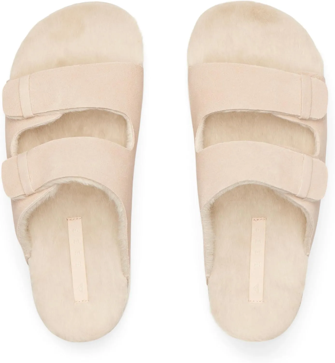 REEF Ojai Ciara Women's Platform Slide, Cozy Faux Fur Footbed, Full Grain Leather