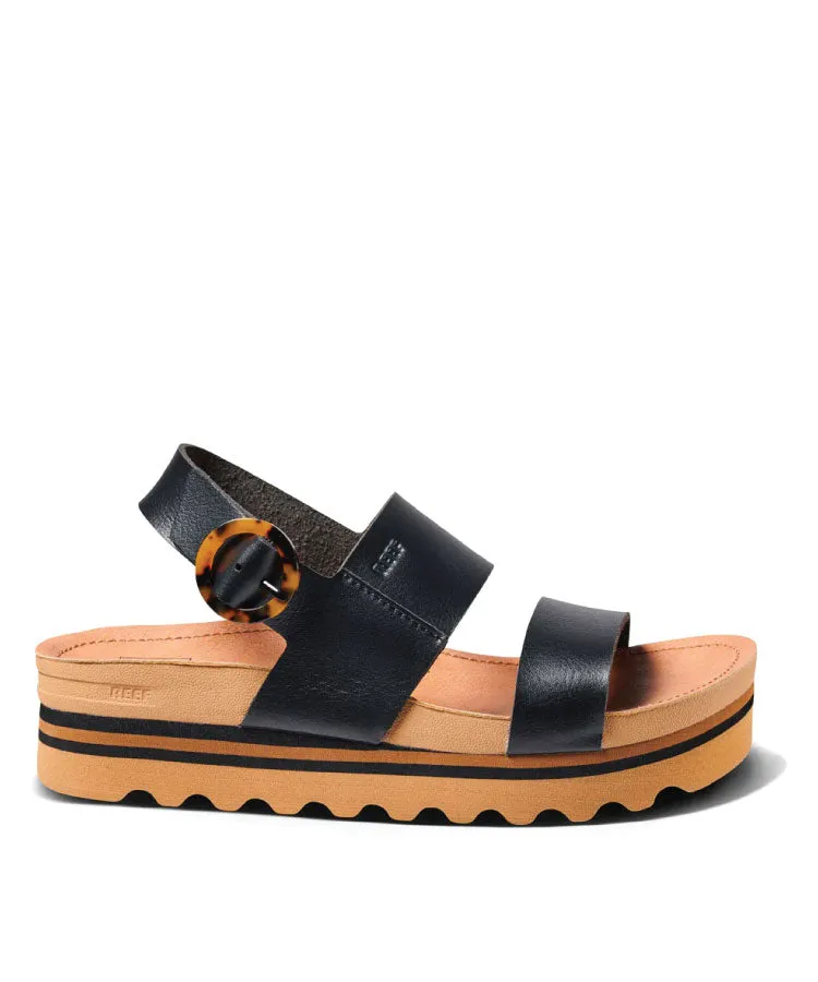 Reef Womens Vista Hi Buckle - Black / Tan