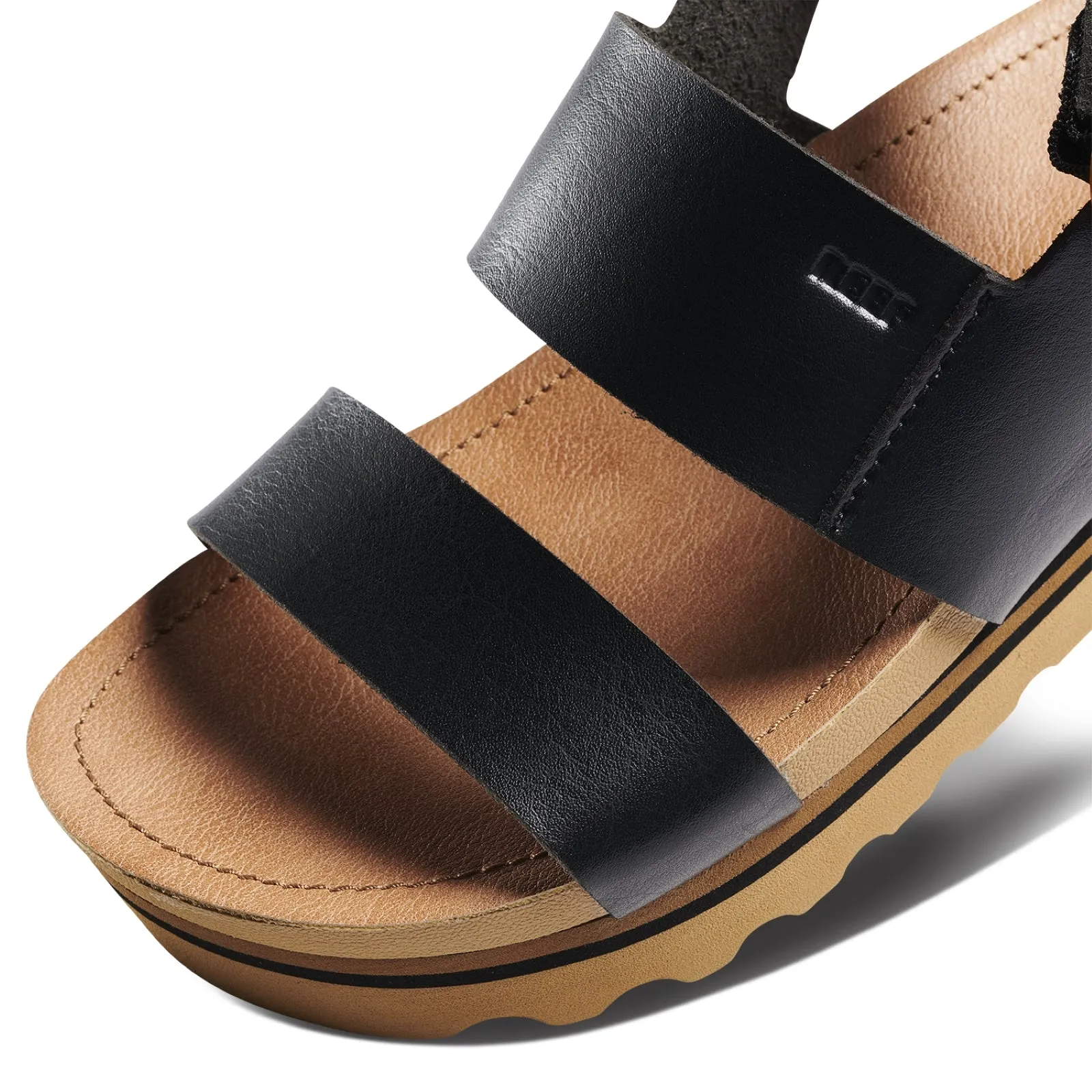 Reef Womens Vista Hi Buckle Summer Vegan Leather Sandals