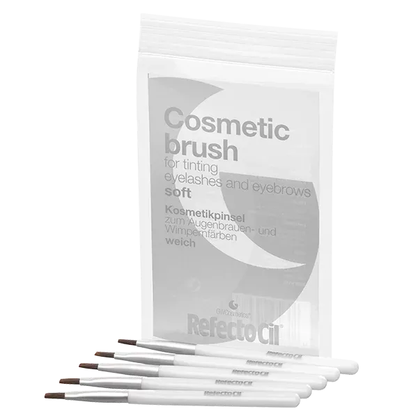RefectoCil Cosmetic brush silver/soft 5pcs