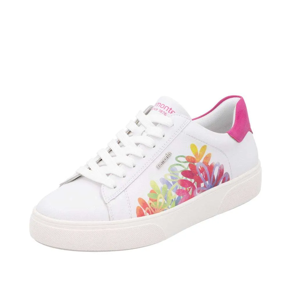 Remonte Rainbow Leaves Wide Fit Trainer|D2J0082