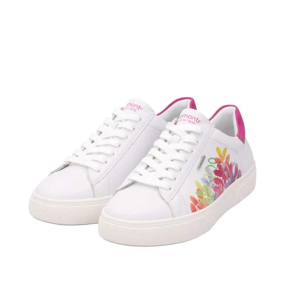 Remonte Rainbow Leaves Wide Fit Trainer|D2J0082