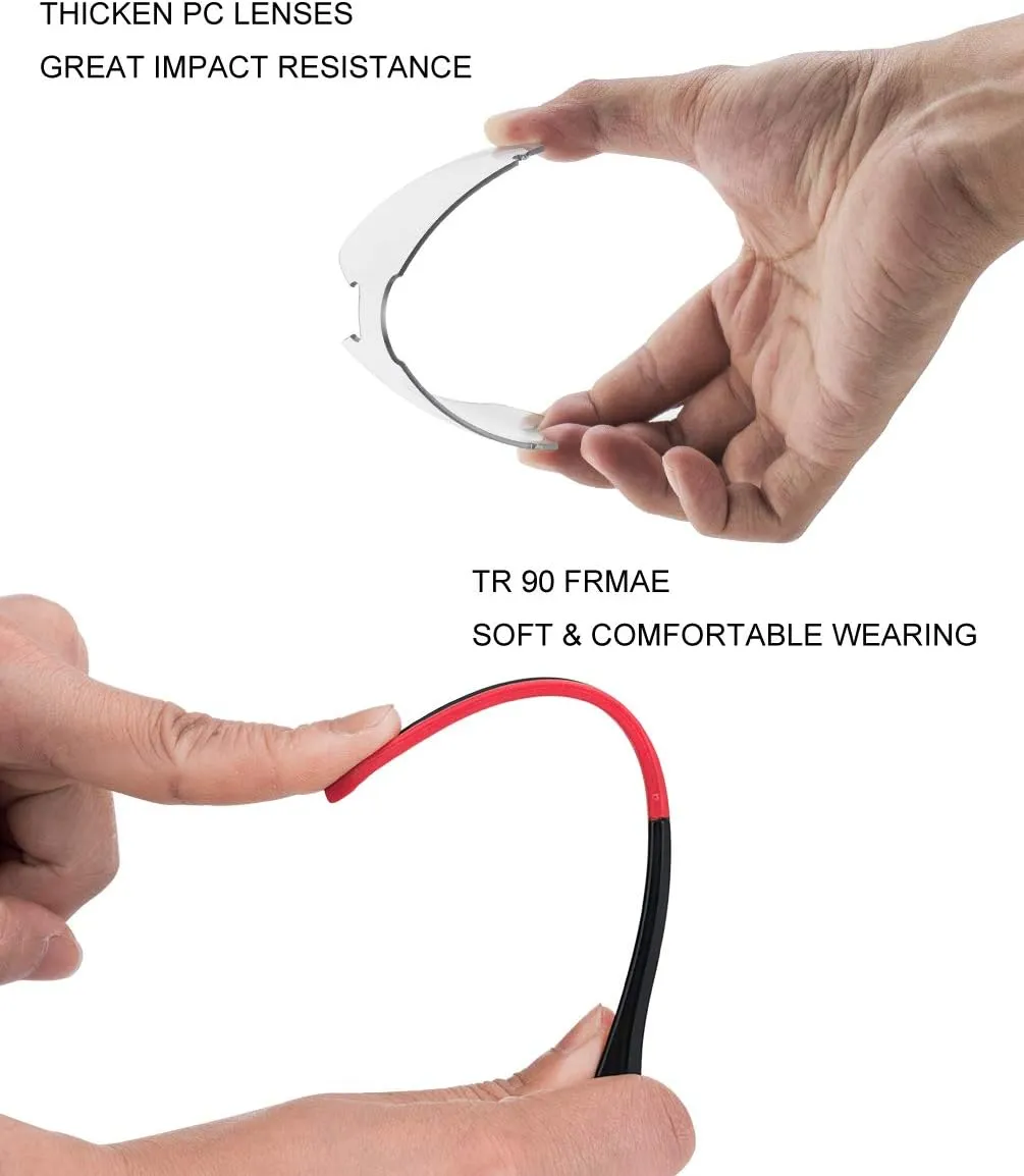 ROCKBROS Cycling Sunglasses Photochromic Bike Glasses for Men Women Sports Goggles UV Protection