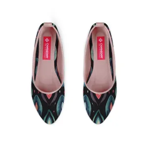 Rose Round Toe Shoe Aquatic