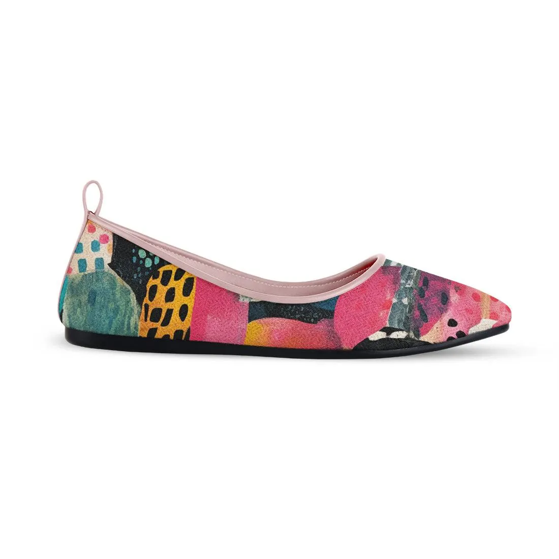 Rose Round Toe Shoe Brush
