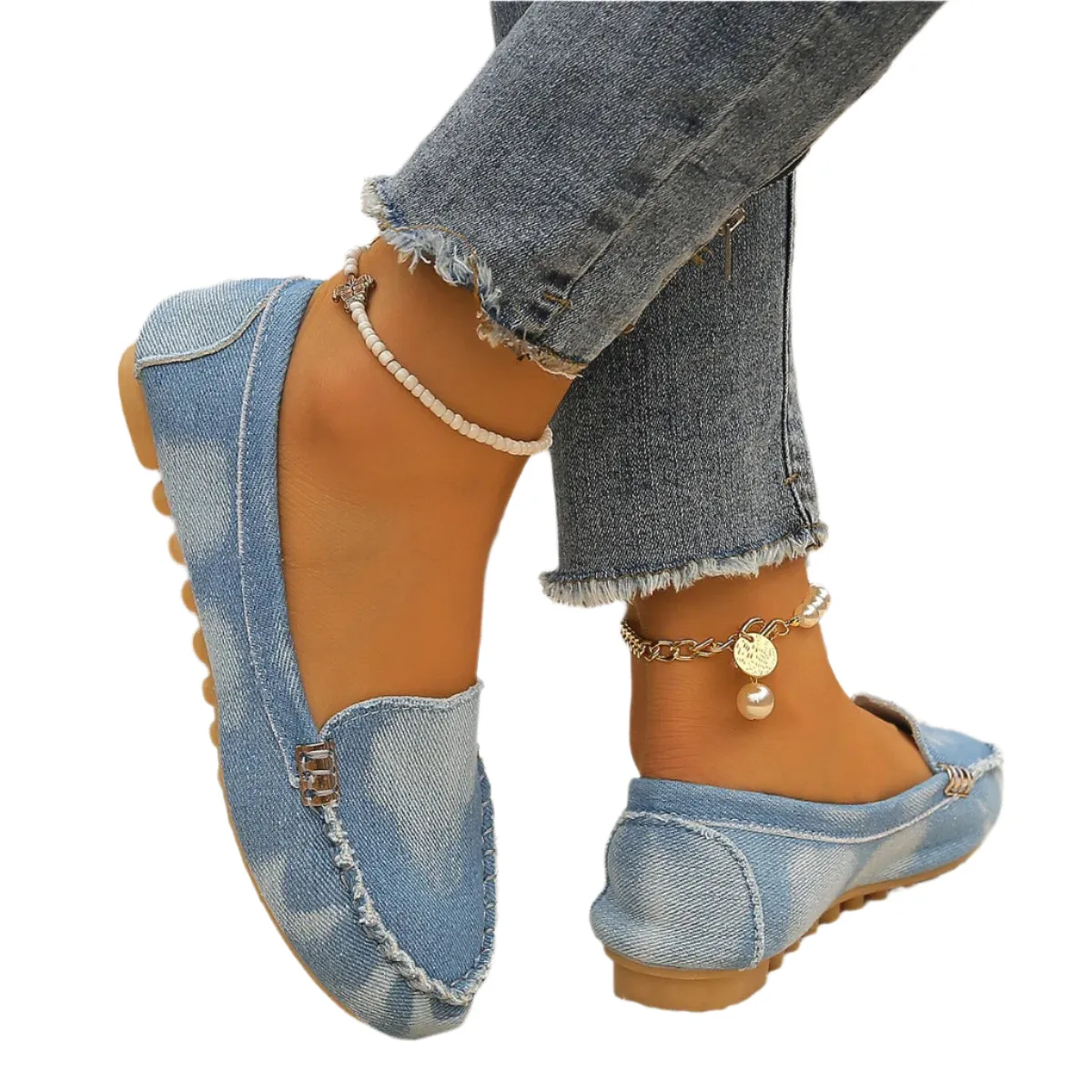 Round Toe Flat Loafers