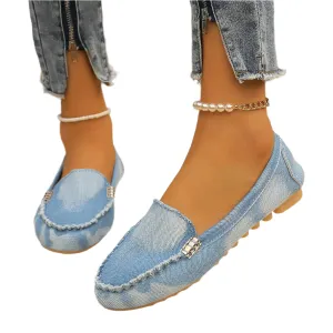 Round Toe Flat Loafers