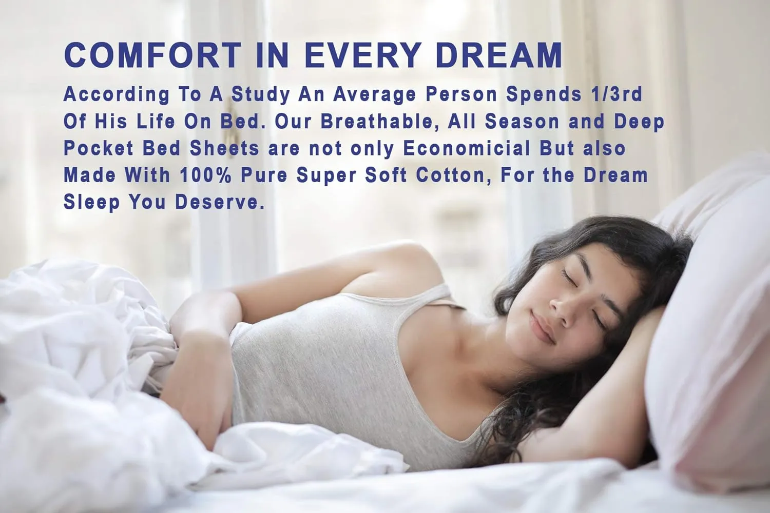 RUVANTI 100% Cotton Full Size Bed Sheets, 4 Pieces, Soft & Breathable Percale Weave Bedding, Deep Pocket 16", Hotel Standard, Crisp Cool Feel, Durable, Perfect Sheet Set Floral, Bloomex