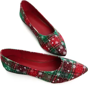 SAILING LU Ballet Flat for Women Candy Color Round Toe Soft Dressy Flats Shoes Wear to Work Slip On Moccasins