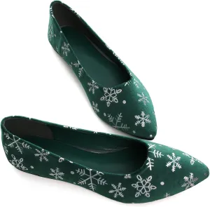 SAILING LU Ballet Flat for Women Candy Color Round Toe Soft Dressy Flats Shoes Wear to Work Slip On Moccasins