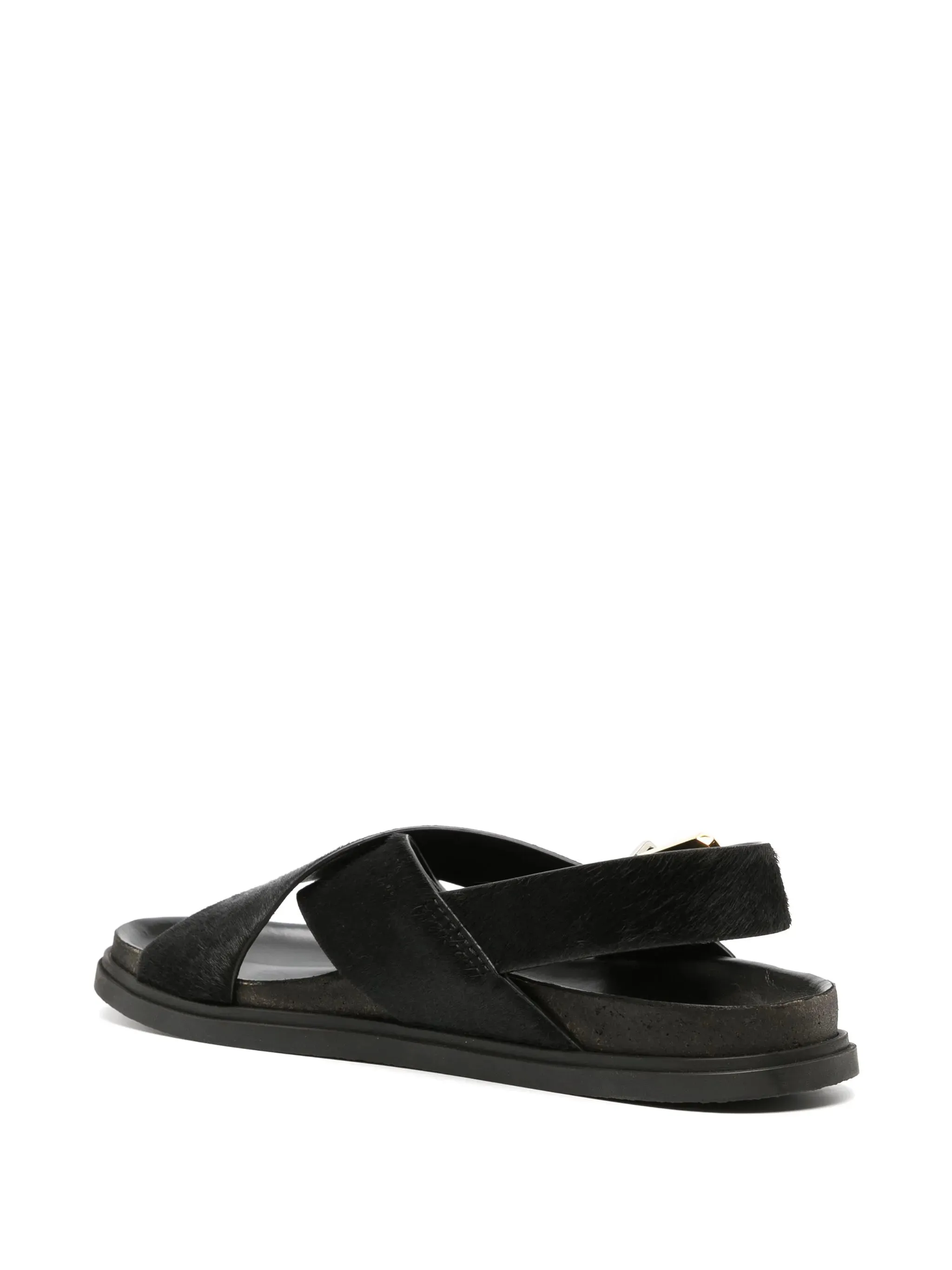 sandals Shockproof Shipping updates crossover-strap leather