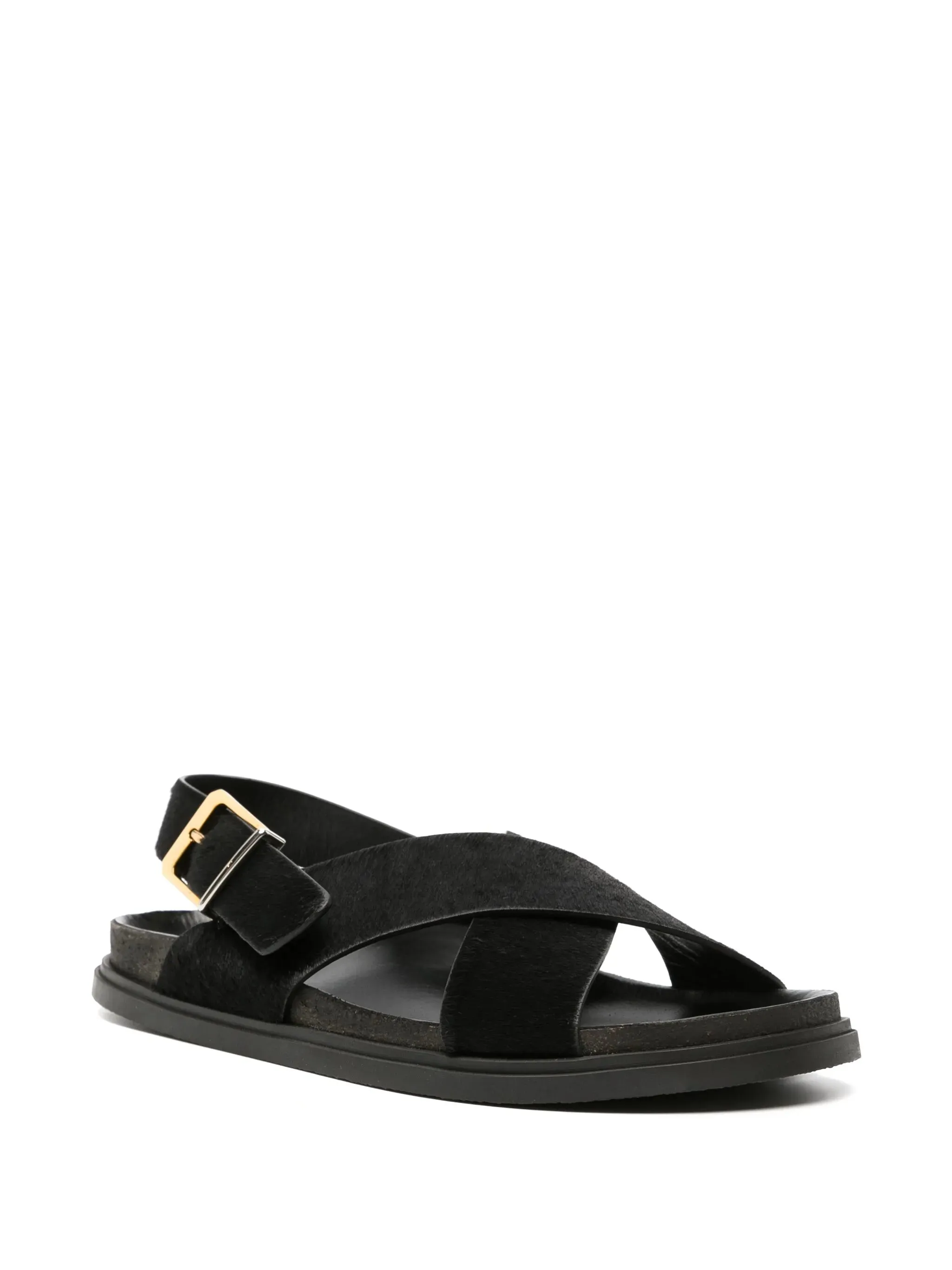 sandals Shockproof Shipping updates crossover-strap leather