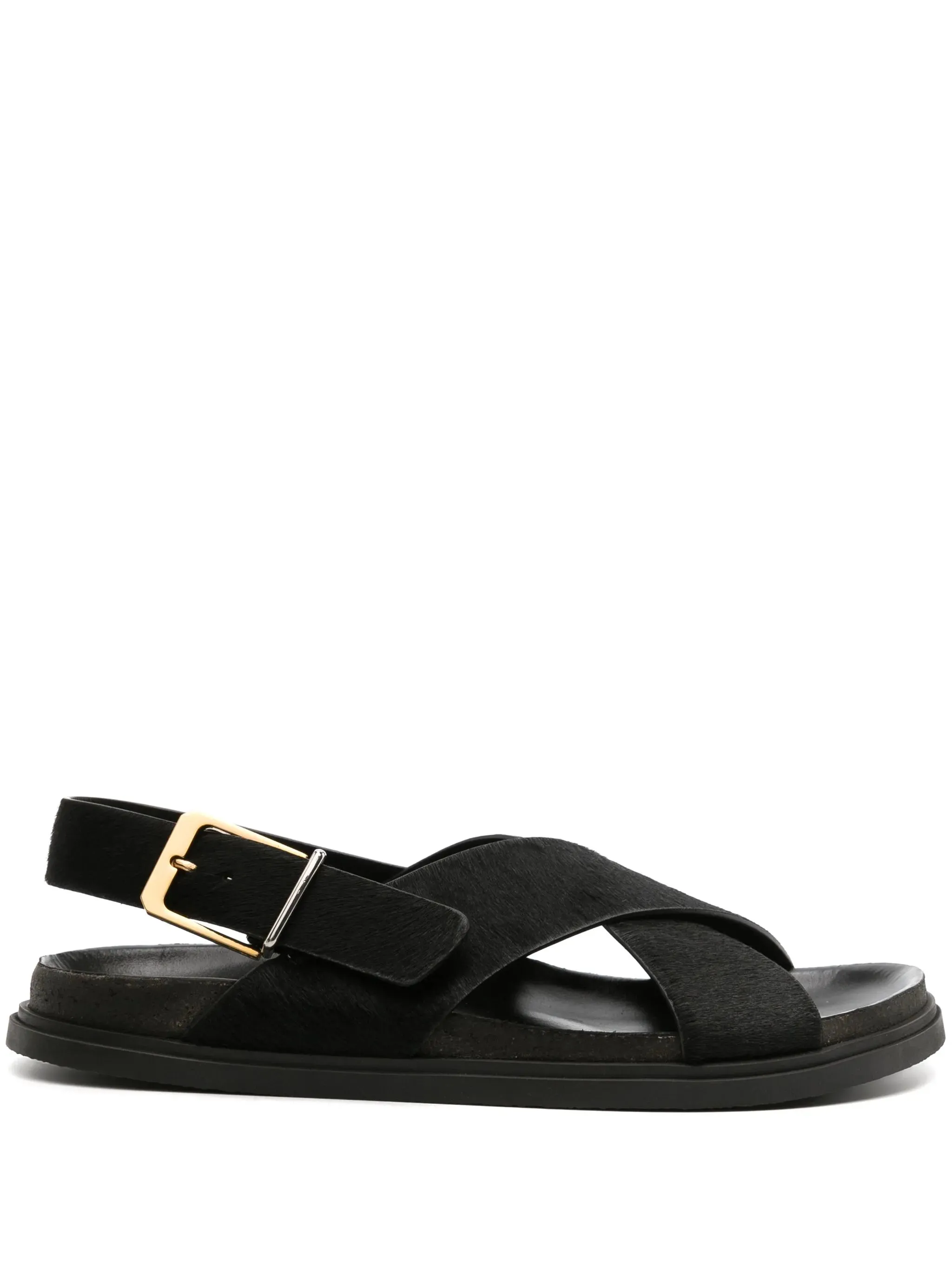 sandals Shockproof Shipping updates crossover-strap leather