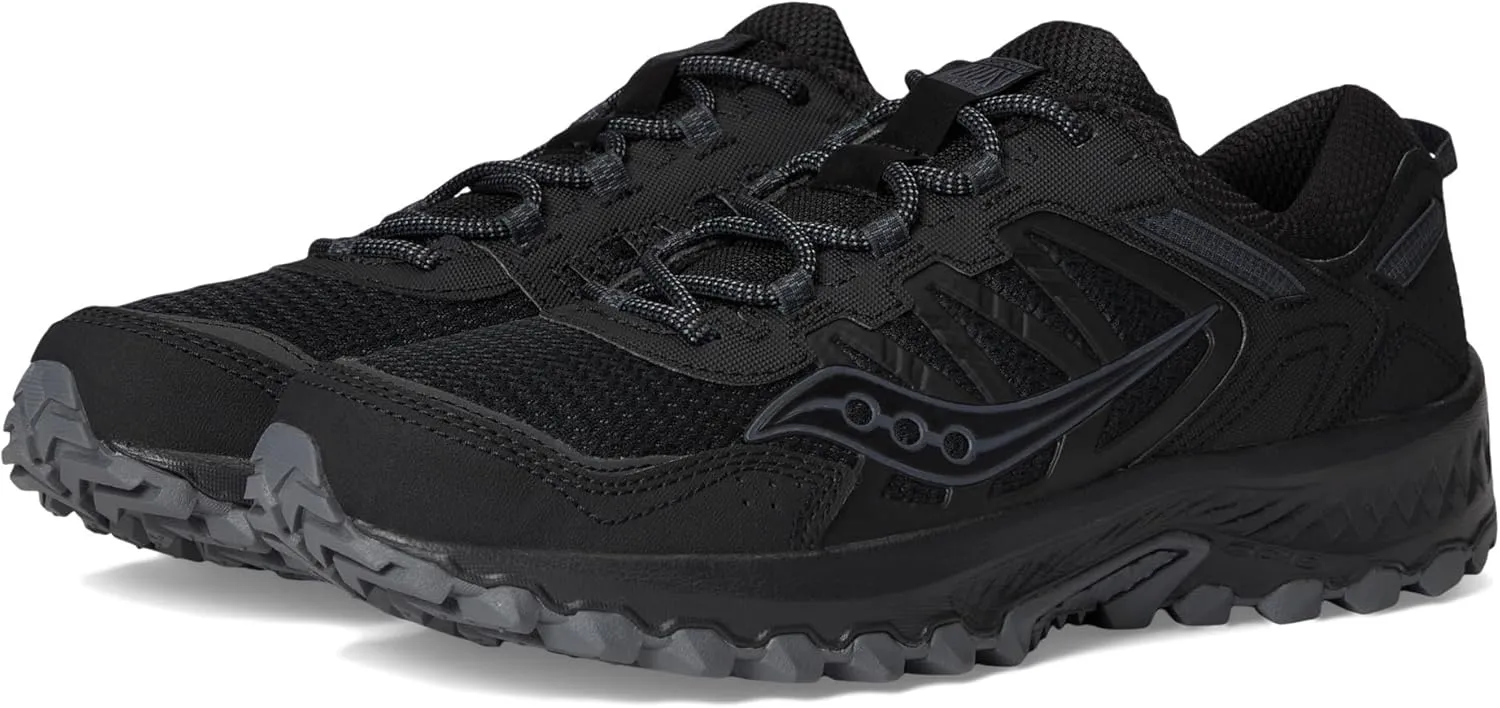 Saucony Unisex Grid Peak Sneaker, Black, 10.5 US Men