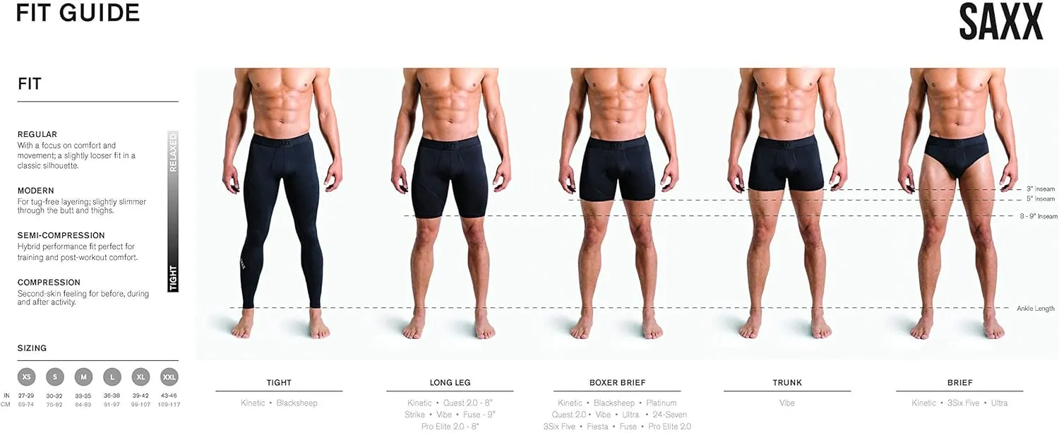 SAXX Underwear Co. Men's Underwear with Pouch Daytripper Boxer Brief Fly 5Pk