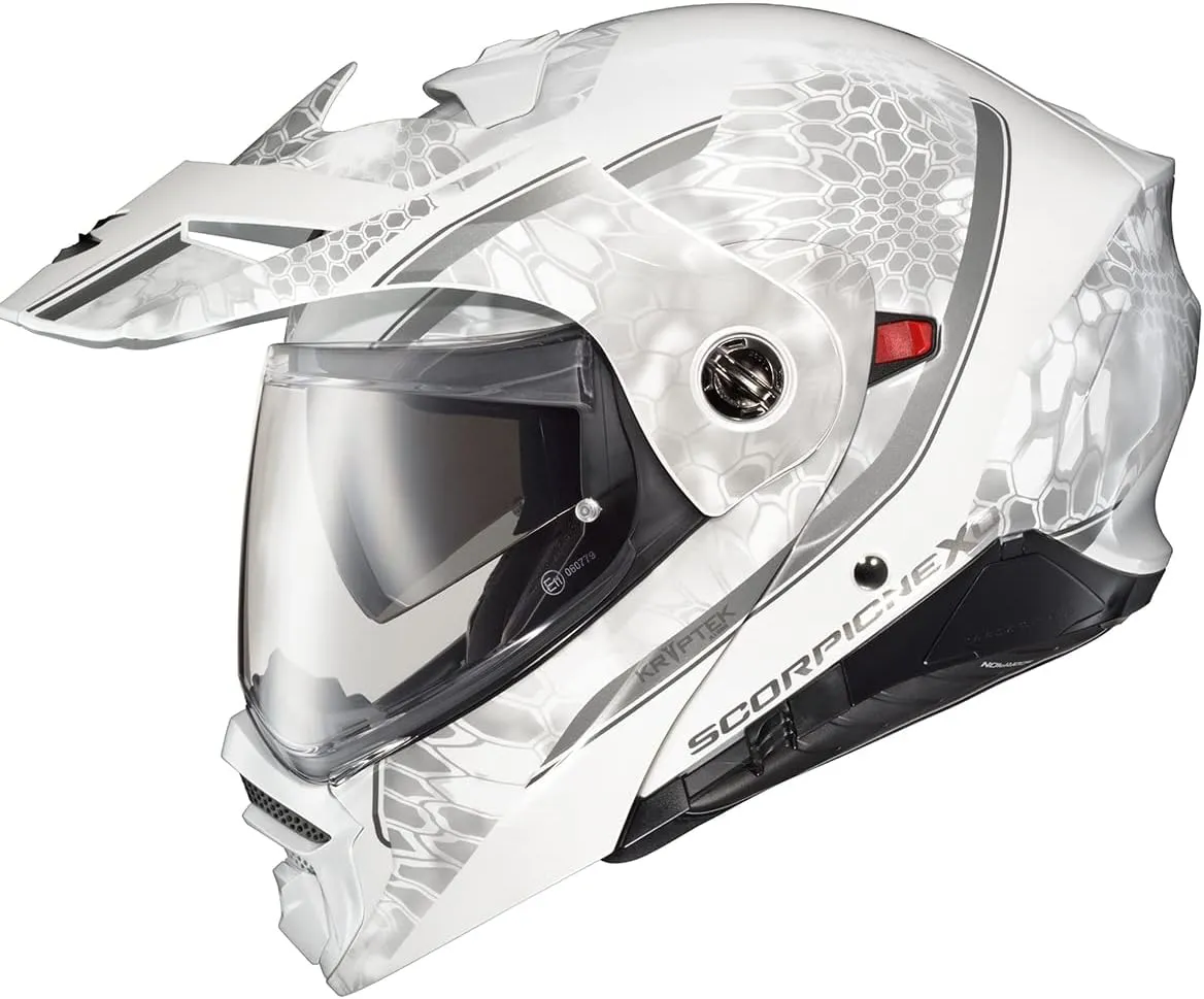 ScorpionEXO AT960 Modular Adventure Street Adult Motorcycle Helmet with Bluetooth Ready Speaker Pockets DOT ECE Approved (Kryptek Wraith Medium)