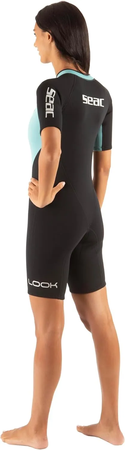 SEAC Look Lady Snorkeling, Diving and Water Activity Shorty Wetsuit 2.5mm Neoprene