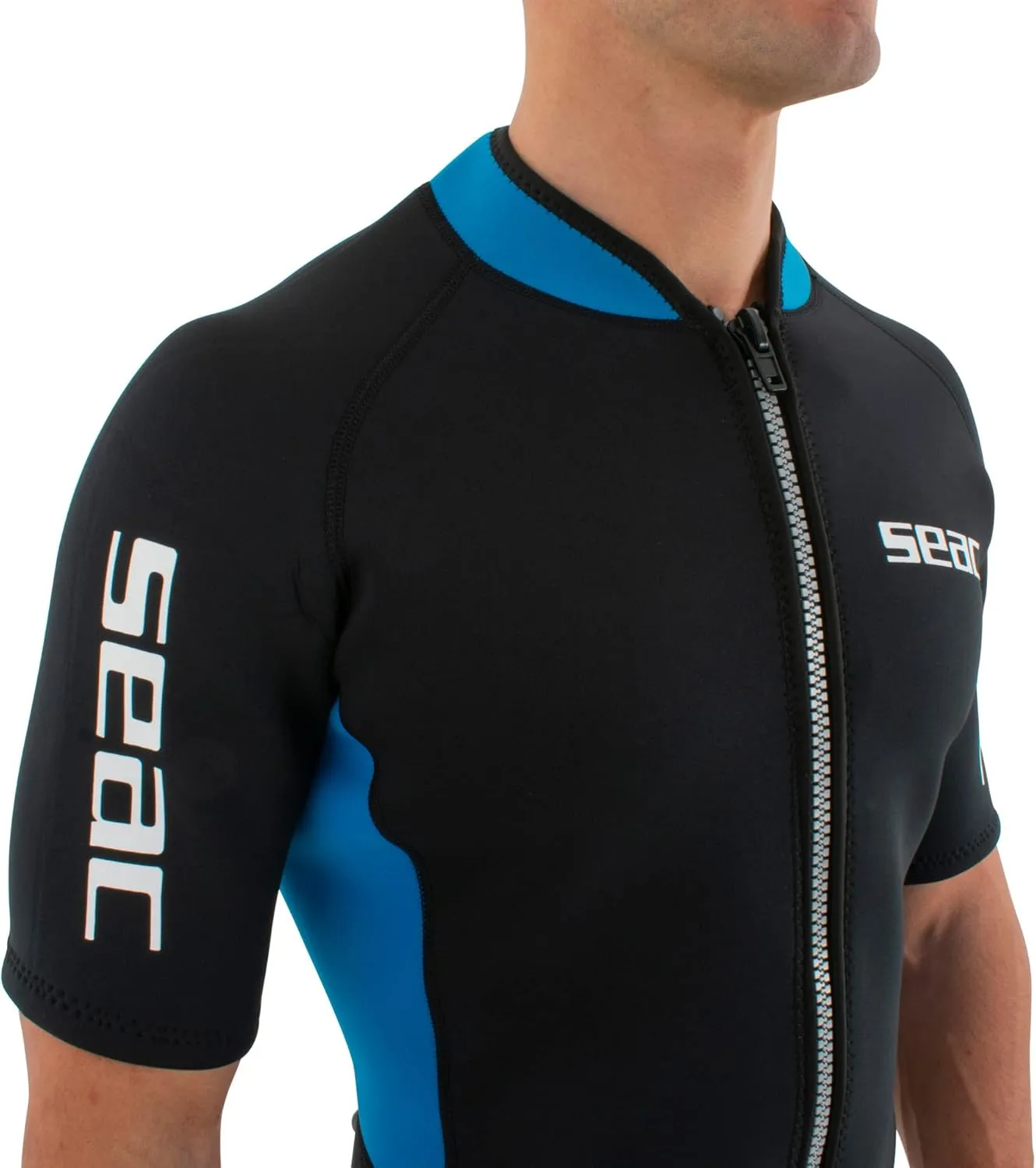 SEAC Look Man Snorkeling, Diving and Water Activity Shorty Wetsuit 2.5mm Neoprene
