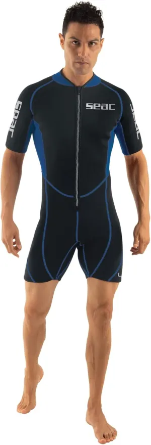SEAC Look Man Snorkeling, Diving and Water Activity Shorty Wetsuit 2.5mm Neoprene