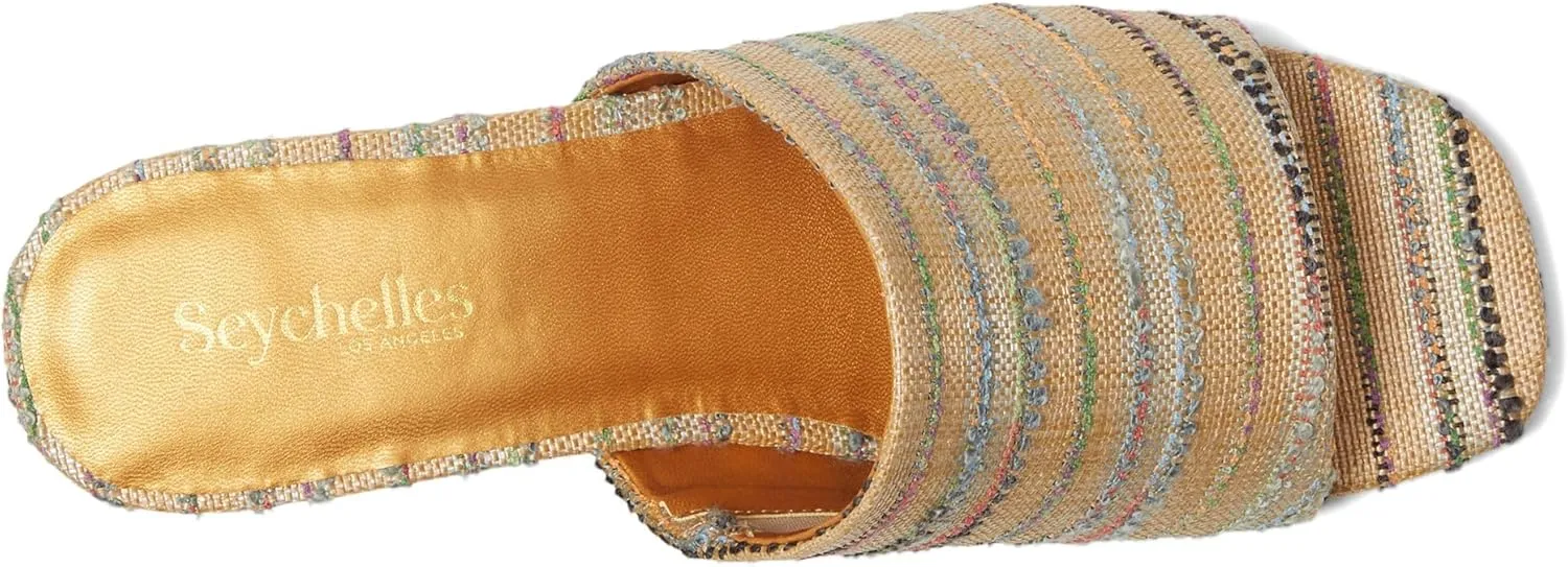Seychelles Women's Pepper Stripe Raffia Slide Sandal