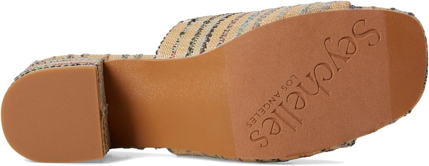 Seychelles Women's Pepper Stripe Raffia Slide Sandal