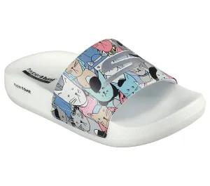 SKECHERS HYPER SLIDE - PAWSOME Women's Slides