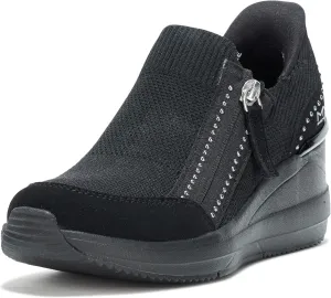 Skechers Women's The Triple Wedge-Krissie Hands Free Slip-ins Sneaker