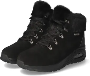 Skechers Women's Uno Rugged - Moonlight Ridge, Black, 8 Medium US