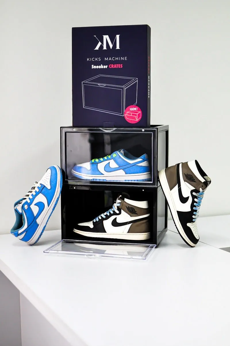 Sneaker Crates | Shoe Storage Box | Side Opening