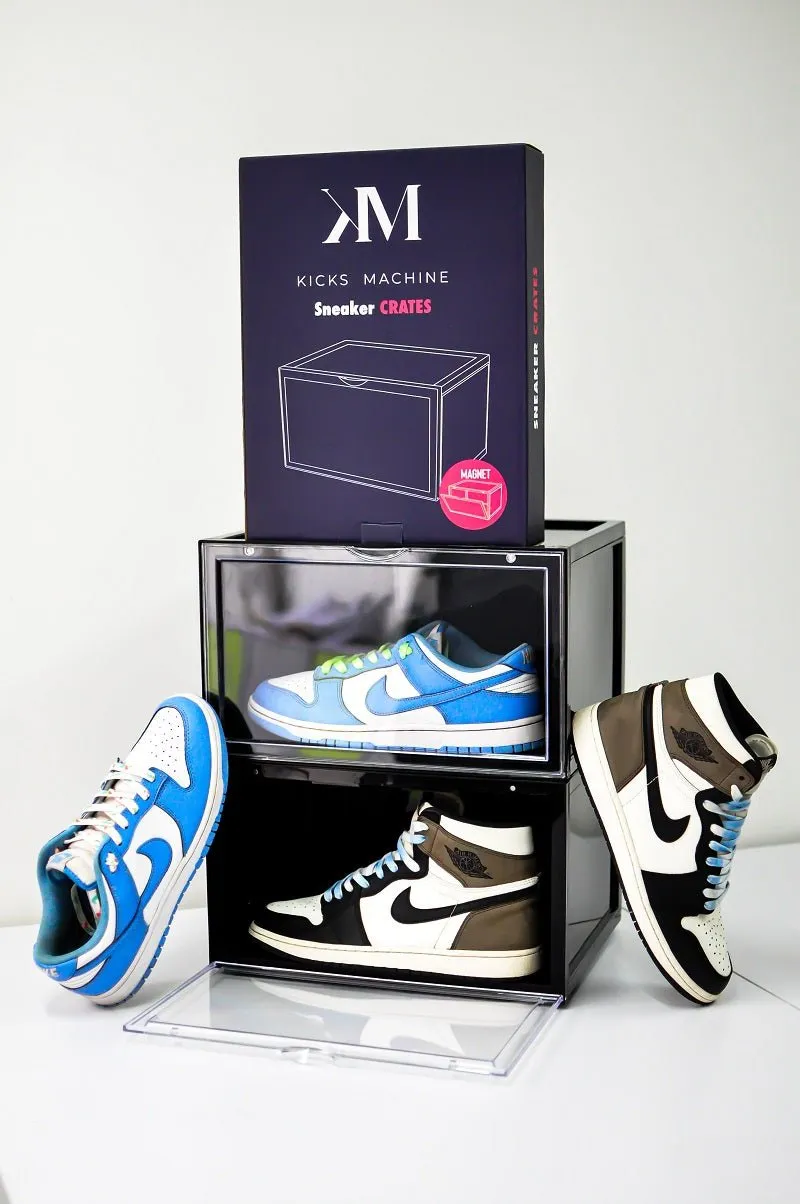 Sneaker Crates | Shoe Storage Box | Side Opening