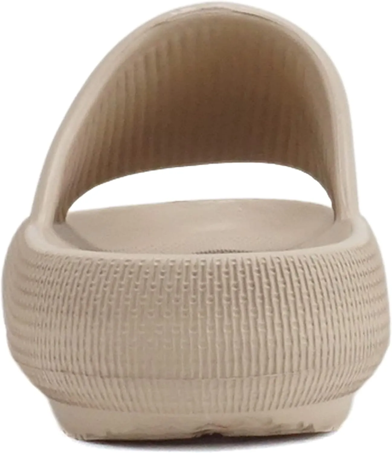 Soda “MARSHMALLOW” ~ Women Feather Recovery Slide Open Toe Lightweight Comfort Cushion Sandal