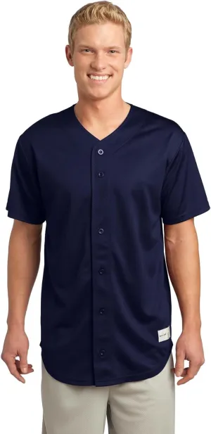 SPORT-TEK Men's PosiCharge Tough Mesh Full Button Jersey