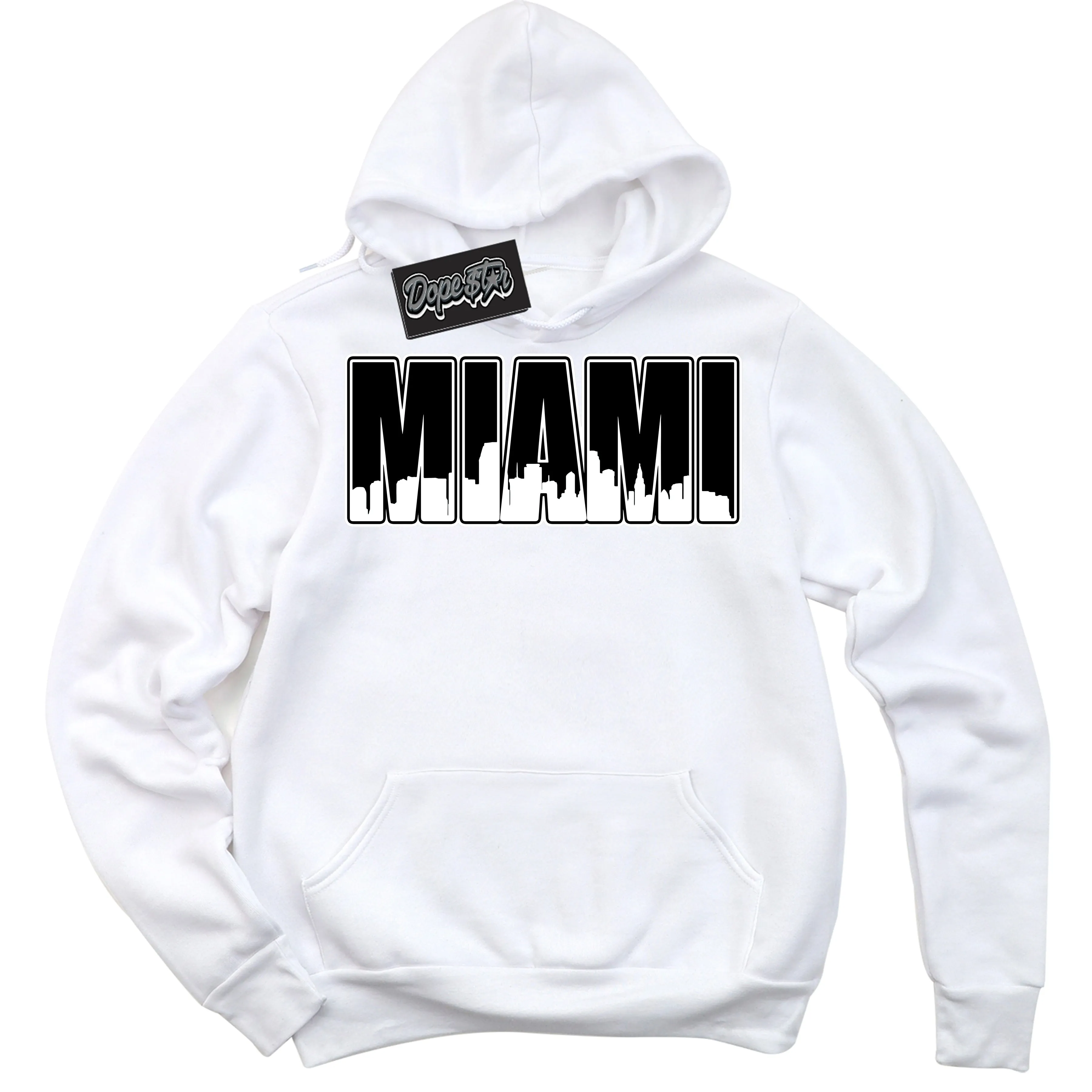 Suede Panda Dunk Sneaker Hoodie Miami Graphic