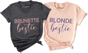TEEAMORE Bestie Shirts Best Friends Shirts Matching Best Friends Outfits