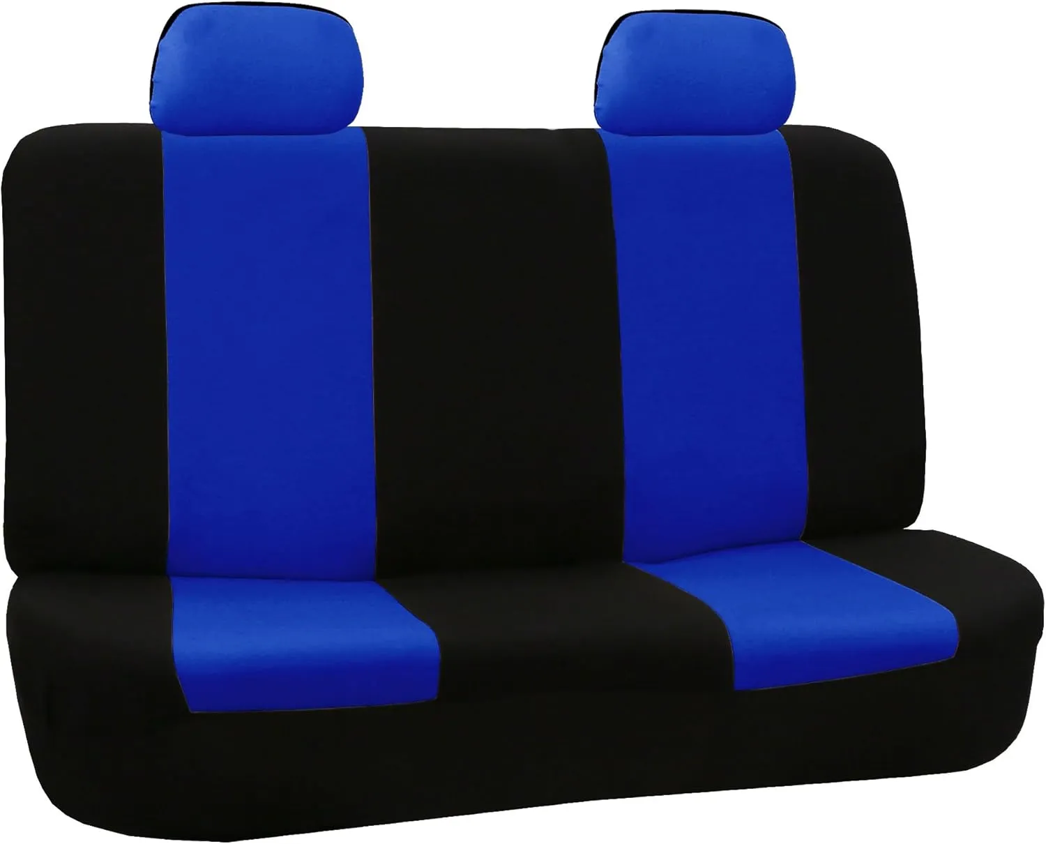 TLH Flat Cloth Seat Covers Rear, Blue Color-Universal Fit for Cars, Auto, Trucks, SUV