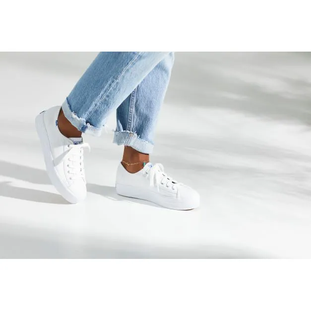 Triple Kick AMP Leather - White