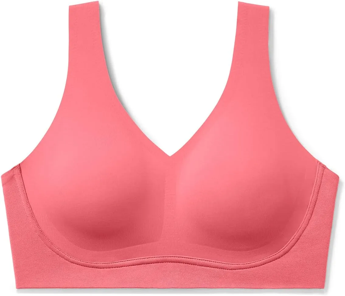 True & Co Women's True Body Lift V Neck Bra with Soft Form Band