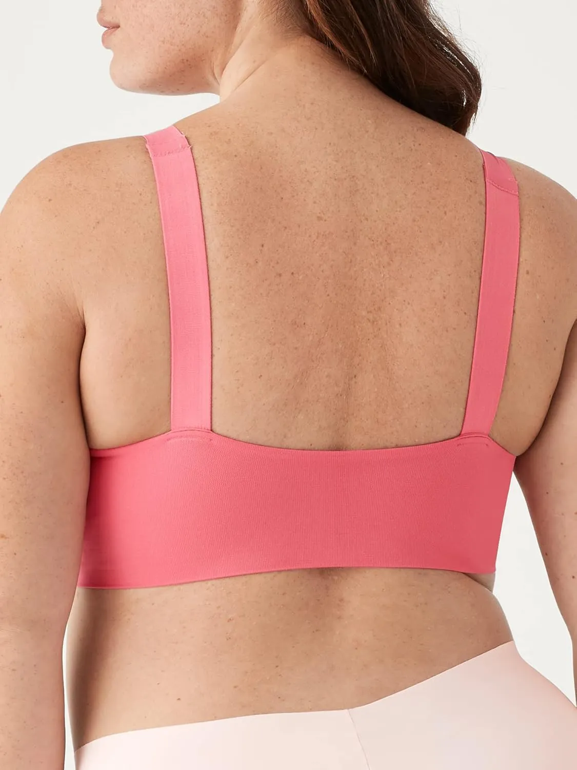 True & Co Women's True Body Lift V Neck Bra with Soft Form Band