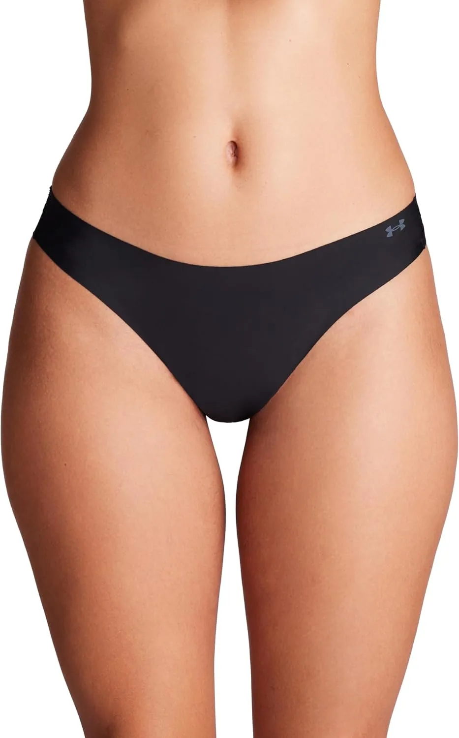 Under Armour Women's 3-pack Pure Stretch No Show Thong Underwear, All-day Comfort & Ultra-soft Fit