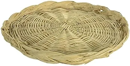 Vacchetti Flat Wicker Round Braid, Multicoloured, Large