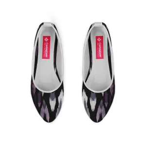 White Round Toe Shoe Blips