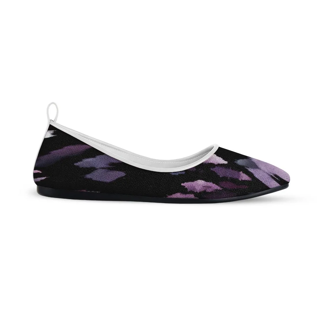 White Round Toe Shoe Blips