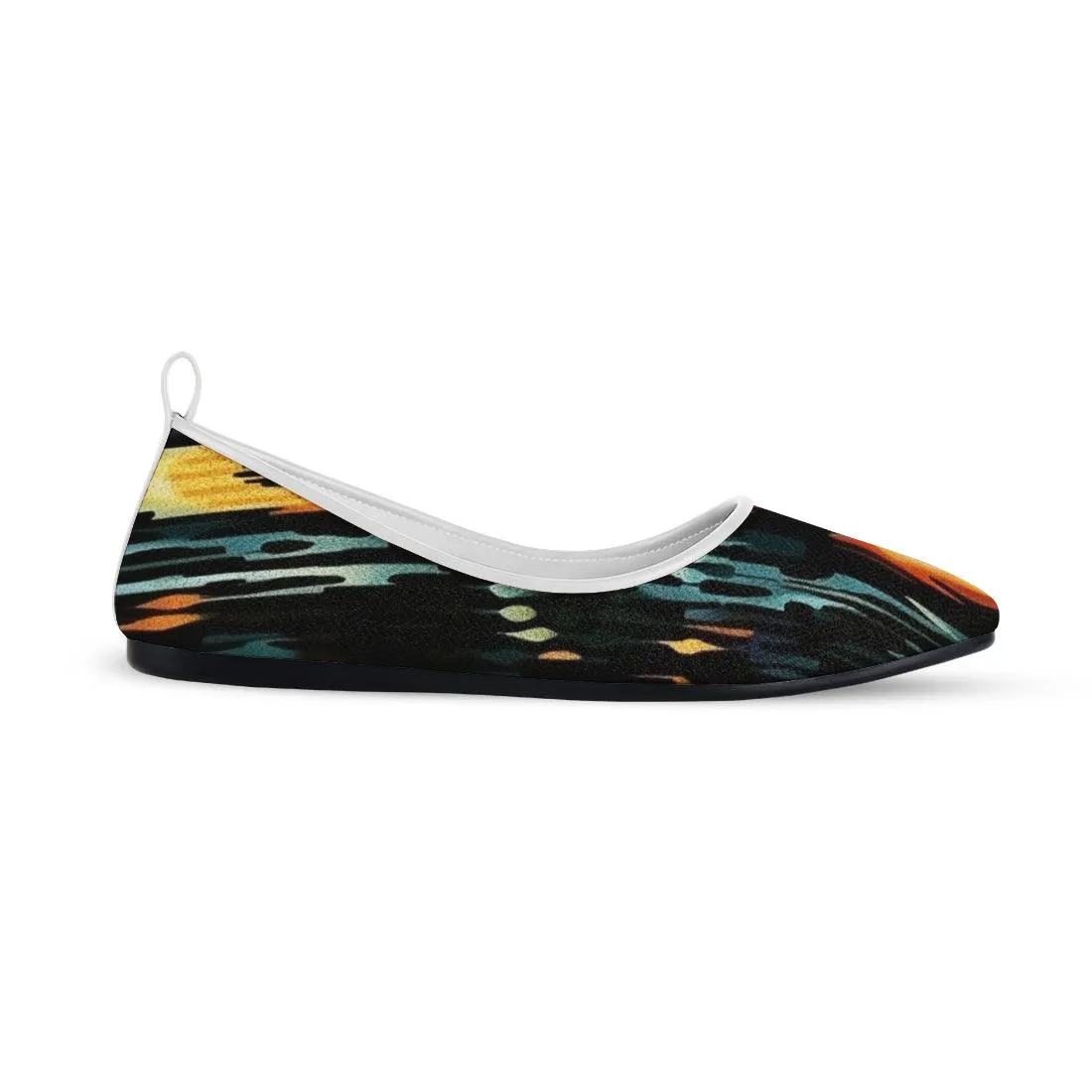 White Round Toe Shoe Ignite