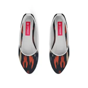 White Round Toe Shoe Kindle