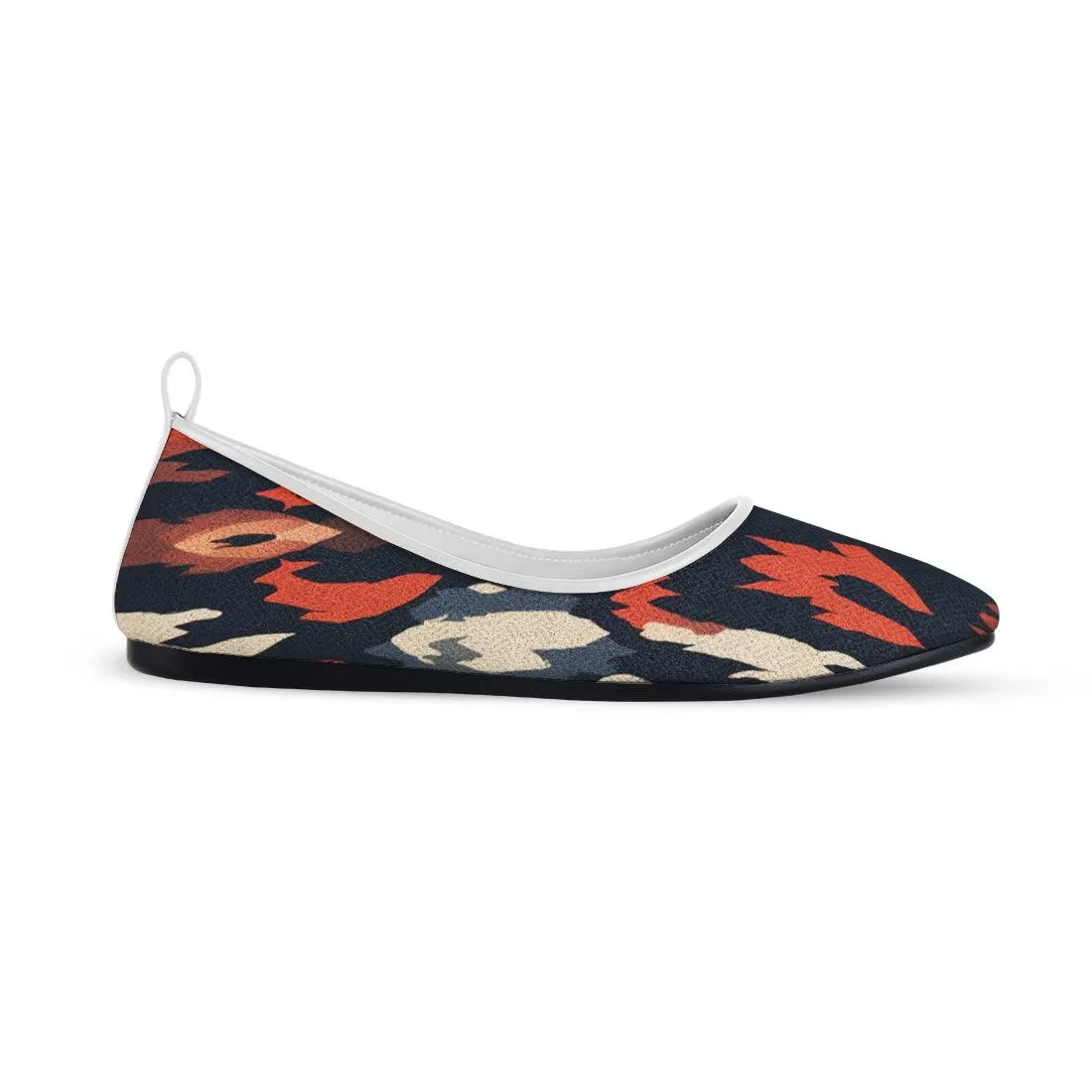 White Round Toe Shoe Kindle