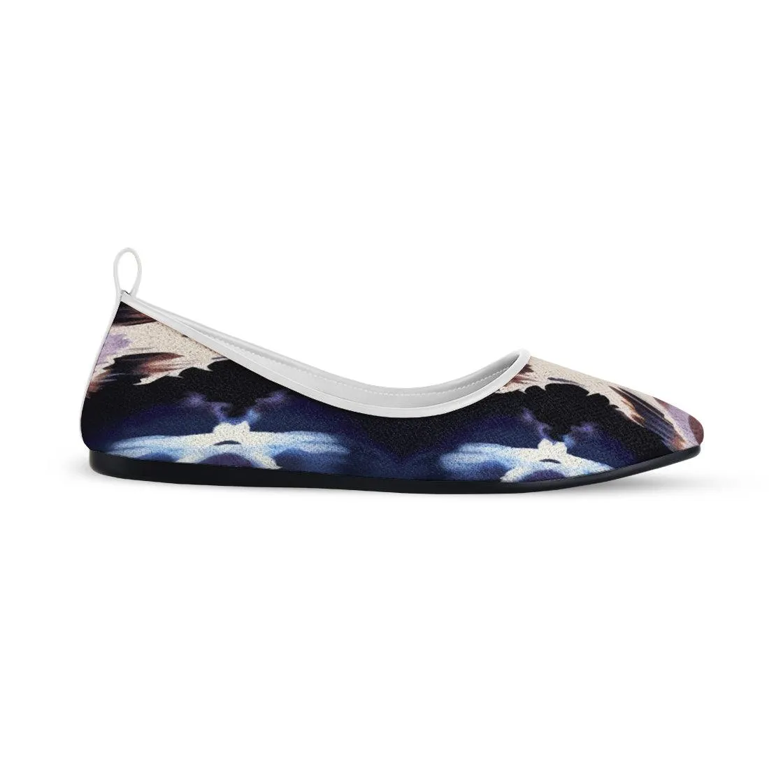 White Round Toe Shoe Puzzling