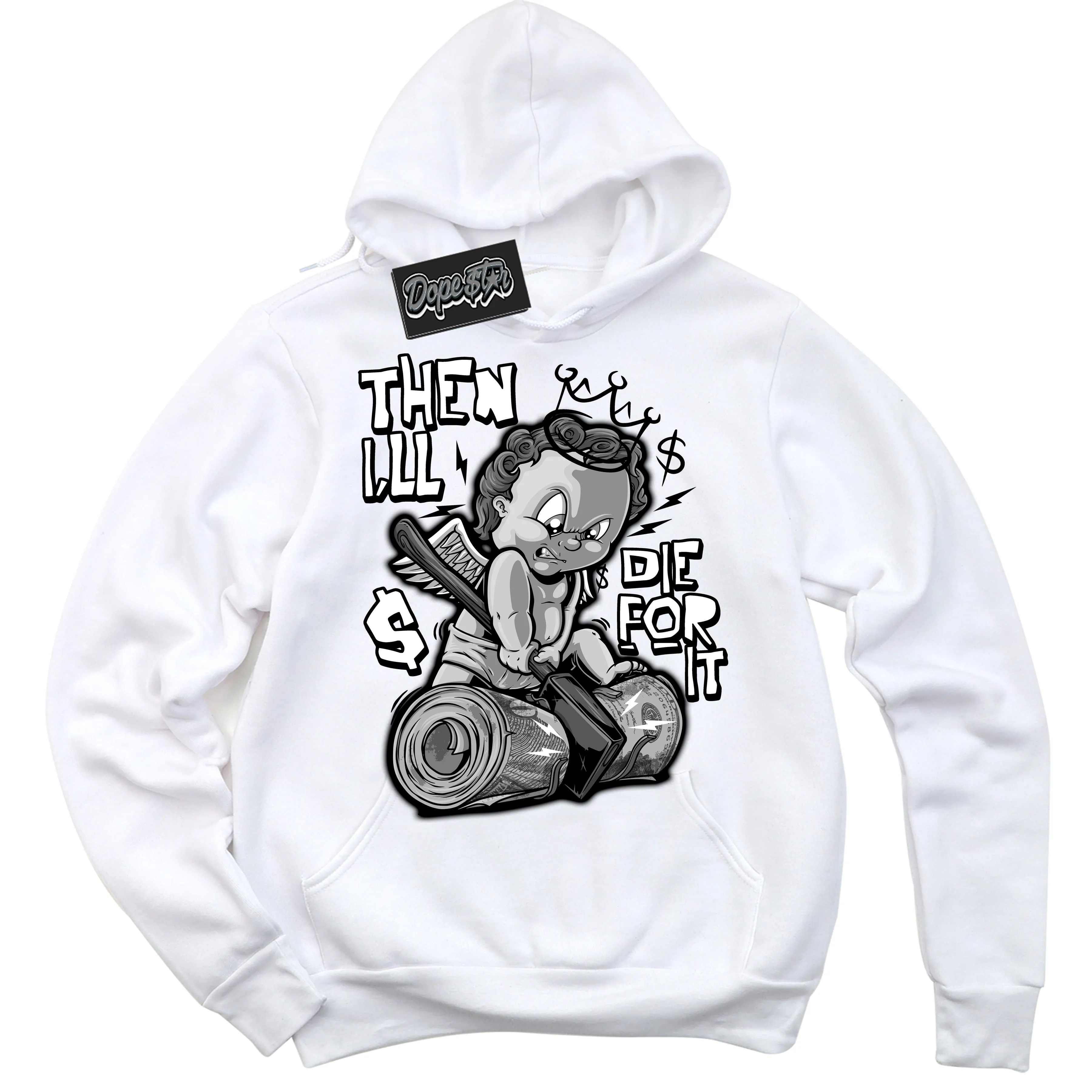 White Thunder 4s Sneaker Hoodie Then I'll Graphic
