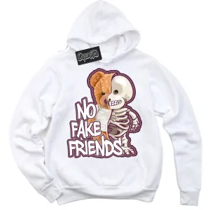 White Viotech Dunks Sneaker Hoodie No Fake Friends Graphic